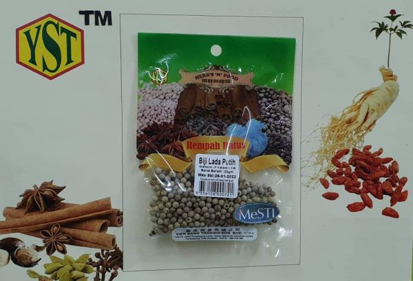 Biji Lada Putih (20gm x 10pk)9356128000721