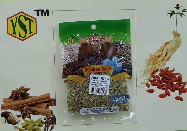 Jintan Manis (40gm x 10pk)9356128001483
