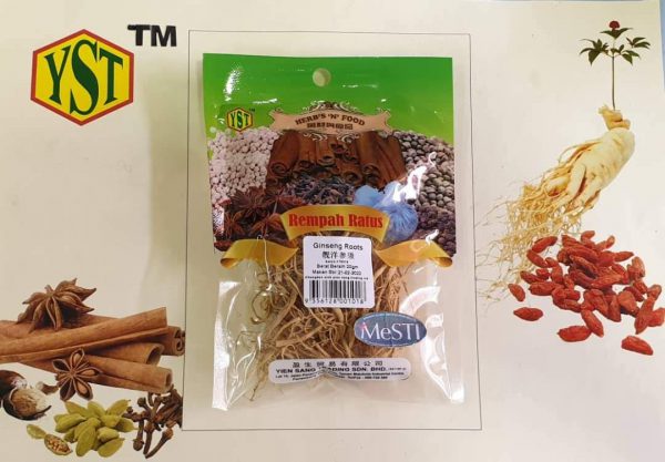Ginseng Root (20gm x 10pk)9356128001018