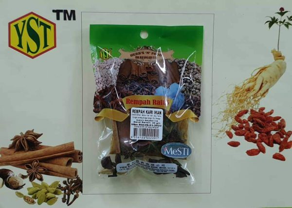Rempah Kari Ikan (45gm x10pk)9356128002091