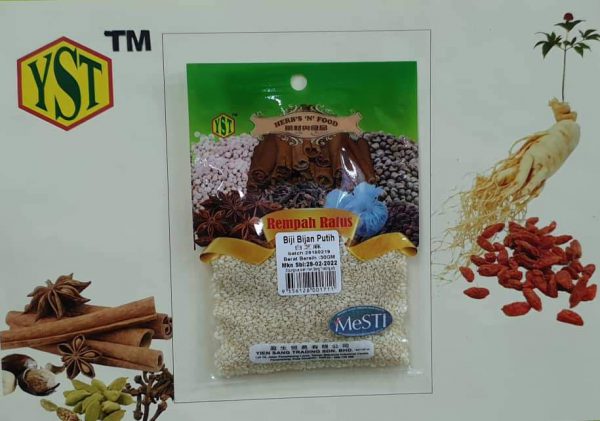 Biji Bijan Putih (30gm x 10pk)9356128001711